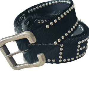 Ingrosso fantasia in <span class=keywords><strong>pelle</strong></span> di cavallo con fibbia e borchie LOGO <span class=keywords><strong>marrone</strong></span> in vera <span class=keywords><strong>pelle</strong></span> cintura customizzata in metallo con borchie LOGO - Product Image 2