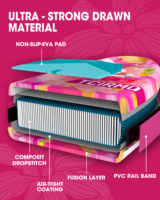 Planche de surf de haute qualité fabriquée en Chine, 10'6'*33'*6', planche de SUP tout terrain, double couche, gonflable, planche à pagaie debout pour la pêche