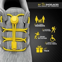 Lacets de printemps, lacets ronds élastiques en plastique, pour la randonnée, le sport, sans cravate, pour adultes et enfants, accessoires de chaussures