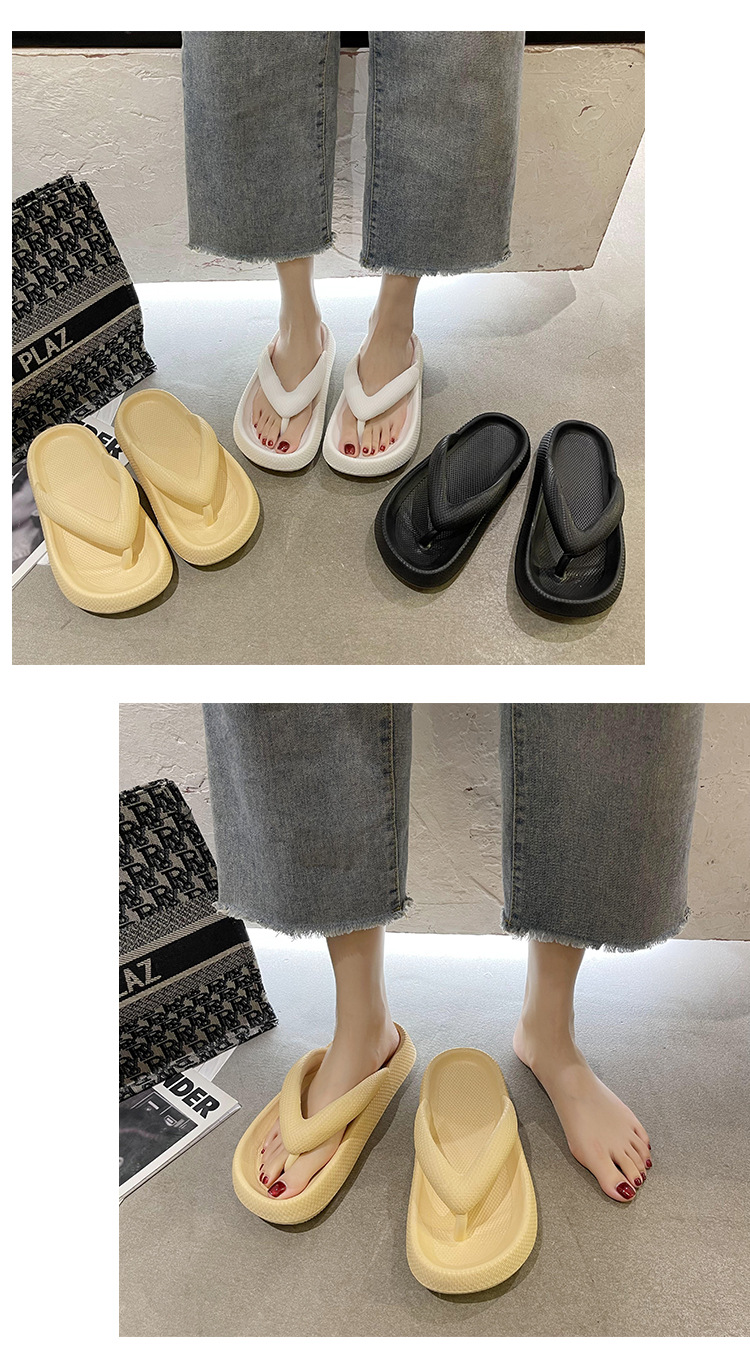 Breathable Beach Slippers Flip Flops Women Summer Casual Non-Slip Couple Flip Flops