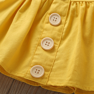 Vêtements pour filles OEM, vêtements pour enfants en gros, ensemble de 2 pièces, jupe assortie, ensemble en coton pour bébé - Product Image 6