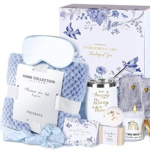 Luxurious Spa <b>Gift</b> Basket for Women - Includes Scented Candle, Bath Bomb, Body Lotion, Eye Mask, and Elegant <b>Gift</b> Box - Perfect - Product Image 6