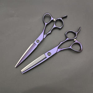 Midnight Purple Thinning Shears 62mm Stainless Steel <b>Hair</b> <b>Scissors</b> For Beauty Right Handed Professional Grade - Product Image 5