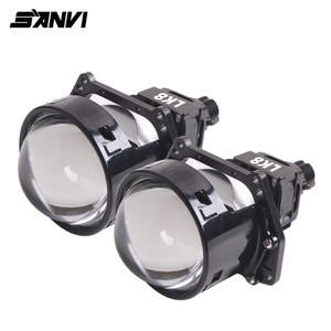 SANVI Factory LK8 Bi-<b>LED</b> Projector Lens 3.0 Inch <b>LED</b> <b>Headlight</b> Projector <b>Led</b> Head Light for Cars - Product Image 1