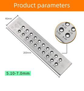 珠宝钢丝拉板圆孔碳化钨钢拉板便携式珠宝制造工具 - Product Image 2