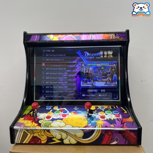 Clásico 10001-15000 <span class=keywords><strong>1</strong></span> <span class=keywords><strong>Street</strong></span> <span class=keywords><strong>Fighter</strong></span> para Máquina Arcade, Pantalla Full HD de 22 Pulgadas, Funciona con Monedas, Retro FC/GBC/MD Español - Product Image 2