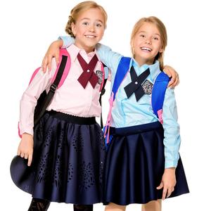 Solid Color Criss-Cross Tie, Girls' School Uniform Cross Adjustable Bowtie - Product Image 4