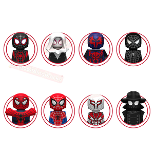 ของเล่นเพื่อการศึกษา KT1016ซูเปอร์ฮีโร่หุ่นยนตร์ขนาดเล็กแอ็คชั่นปีเตอร์สไปเดอร์เกอร์เกอร์สเตซี่สเตซี่สำหรับเด็กอาคารประกอบ - Product Image 2