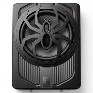 Altavoz para Auto de 10 Pulgadas, Subwoofer <span class=keywords><strong>Amplificado</strong></span> de 200W para Debajo del Asiento, Bajo Perfil, Ultra Delgado, con Control Remoto - Product Image 1