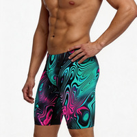 Maillots de bain de compétition pour hommes, résistants au chlore, à séchage rapide, compressifs, pour l'entraînement et la compétition, OEM
