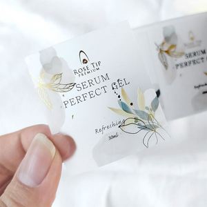 Impression d'étiquettes personnalisées pour bouteilles, autocollants adhésifs, étiquettes cosmétiques, emballages, étiquettes de maquillage pour flacons cosmétiques - Product Image 3