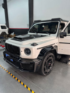 W464 W463 Retrofit Upgrade G63 G500 G400 G450 Modified Dry Carbon Fiber Black Hood for Mercedes-Benz G Class - Product Image 3