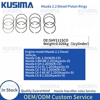 Pièces de moteur automobile d'usine, jeu de segments de piston de 86 mm pour Mazda 2.2L Diesel Skyactiv-D SH01 SHY1 SHY111SC0, pièces de rechange