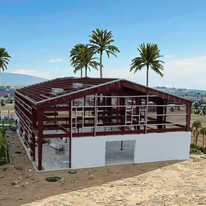 Nhà máy Kết Cấu Thép <span class=keywords><strong>prefab</strong></span> công nghiệp hiện đại nhà xưởng đúc sẵn nhà kho kim loại - Product Image 1