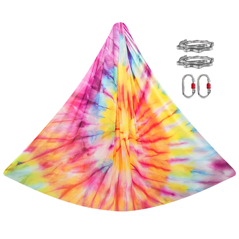 Bilink в наличии, комплект из высокоэластичного полиэфирного шелка, воздушно-летающего инверсионного гамака для йоги
