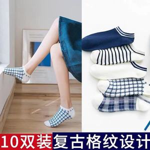 Women's Ankle Socks Houndstooth <b>Pattern</b> Breathable Sweat-Absorbing Summer Casual Socks For Women - Product Image 5
