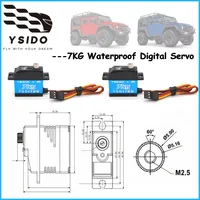 YSIDO Metal Gear YSD1788 7KG Servo numérique étanche pour voitures, bateaux et modèles d'avions RC WLTOYS MJX Hyper