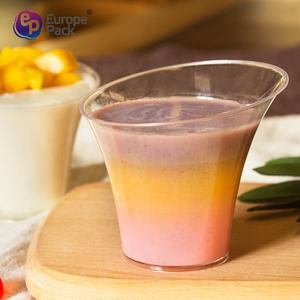 Pequeño diseño especial claro 135ml PS vasos <span class=keywords><strong>de</strong></span> plástico <span class=keywords><strong>para</strong></span> postre comunión <span class=keywords><strong>para</strong></span> venta al por mayor - Product Image 5