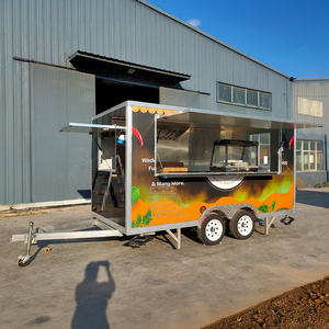 Camion de restauration mobile entièrement équipé : café, bière, jus, glaces, pizzas, tacos, barbecue de rue, shawarma, fast-food - Product Image 1