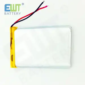 EWT बड़े क्षमता लिथियम बहुलक बैटरी 104465, 3.7V 3600mAh ली पो बैटरी