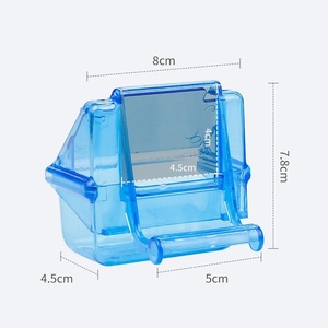 Spillproof <strong>Bird</strong> Feeding Box Plastic Durable <strong>Cage</strong> Hanging Pet <strong>Birds</strong> Food Container Parrot <strong>Cage</strong> <strong>Feeder</strong> - Product Image 3