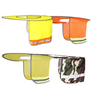 반챙 및 풀챙 안전모용 고반사 통기성 경량 햇빛 가리개, 목과 머리를 햇빛으로부터 보호 - Product Image 6