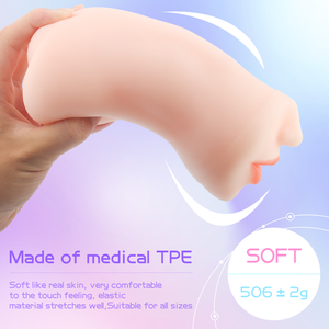 Juguete Sexual 3 en <span class=keywords><strong>1</strong></span> de TPE Realista, Vagina de Bolsillo, Boca y Vagina para Hombres, para Masturbarse - Product Image 5