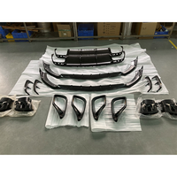 Kit de carrosserie en carbone sec de style B pour classe S coupé W217 C217 14-21 mise à niveau ancien à nouveau couvercle de ventilation d'aile de diffuseur arrière de lèvre de pare-chocs avant