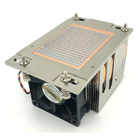 Refroidisseur d'air multiplateforme pour processeur AMD SP3 2UP22, radiateur à 4 caloducs, base en cuivre, pour serveur 2U, TDP 240W