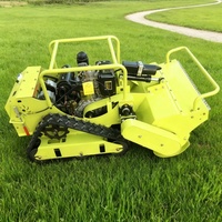 Tondeuse Robot Agricole – Moteur Diesel Puissant et Robuste, Tondeuse High-Tech avec Technologie de Télécommande