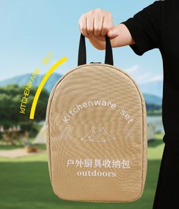 Kit de Cuchillos Portátil de Acero Inoxidable para Acampar al Aire Libre, Organizador de Almacenamiento, Utensilios de Cocina para Viajes, Barbacoa, Contenedor de Vajilla - Product Image 4