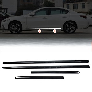 Bande décorative pour fenêtre de voiture, cadre de porte extérieur en acier inoxydable pour Infiniti Q60 2015-2022, Kit carrosserie, accessoires de voiture - Product Image 6
