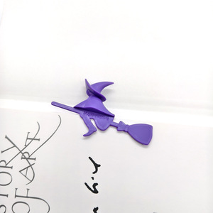 Marcapáginas 3D de <span class=keywords><strong>Bruja</strong></span> <span class=keywords><strong>en</strong></span> <span class=keywords><strong>Escoba</strong></span>, Clip Creativo de Mago Volador para Libros, Marcador de Páginas Novedoso para Amantes de los Libros y Estudiantes - Product Image 2