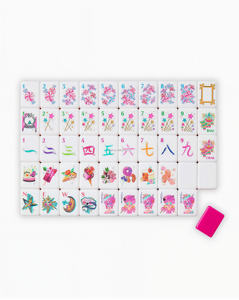 Set di Mahjong in stile americano di lusso a 4 strati 160 piastrelle Mahjong <span class=keywords><strong>Design</strong></span> moderno durevole materiale melaminico per i giochi di scacchi - Product Image 2