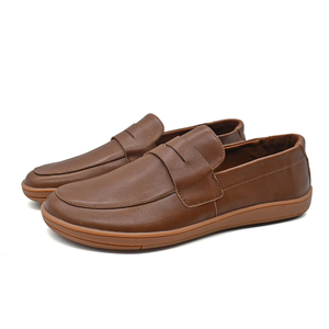 Zapatos con punta ancha y caída cero para mujer, cómodos, planos para caminar de ancho, mocasines descalzos de cuero genuino - Product Image 6
