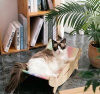 USMILEPET Lit pour animaux de compagnie en gel PVC premium, matelas carré apaisant pour chats d'intérieur et petits chiens