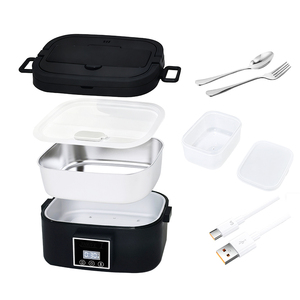 Lonchera Eléctrica Recargable con Calefacción, Calentador de Alimentos de 1.5L, Lonchera Eléctrica USB Inalámbrica para Adultos con Calentamiento Programable Inteligente - Product Image 3