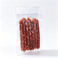 Sacs en plastique pour emballage alimentaire sous vide, imprimés sur mesure, qualité alimentaire, fermeture à 3 côtés, pochette transparente pour aliments congelés, emballage de viande