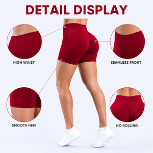 Shorts Deportivos de Cintura Alta para Mujer, Transpirables, Suaves, Elásticos, Ajustados, para Gimnasio, Uso Diario y Ropa Deportiva - Product Image 3