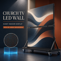 Écran LED Géant Intérieur P2.5 4K HDR10, Mur Vidéo Pliable, CMS Basé sur le Cloud, RDM, Garantie 2 Ans, Luminosité 1200cd pour