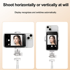 Không Thấm Nước Logo In Từ Không Dây Ảnh Tự Sướng Vlogging Màn Hình Màn Hình Với Giọng Nói Cho Điện Thoại Phía Sau Máy Ảnh Truy Cập - Product Image 6