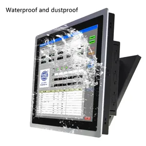 Custom 15.6 ''Embedded Industrial All In One Pc Tablet impermeabile Computer capacitivo IPC Touch Screen Pc