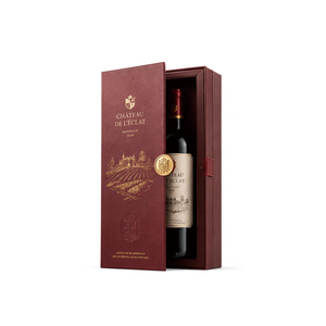 Boîte cadeau de luxe personnalisée pour vin avec fermeture magnétique, emballage rigide haut de gamme pour vin rouge et spiritueux - Product Image 4