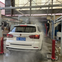 Machine de lavage de voiture automatique sans contact, robot électrique à 360 degrés avec recyclage de l'eau pour un lavage de voiture écologique