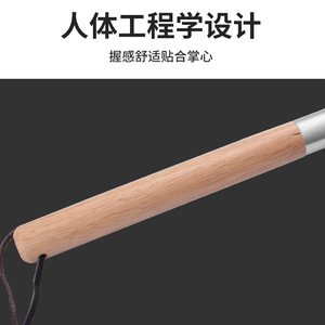 Pizza Hook Aluminum Wooden Handle For Oven Removal Pizza Tools - Product Image 4