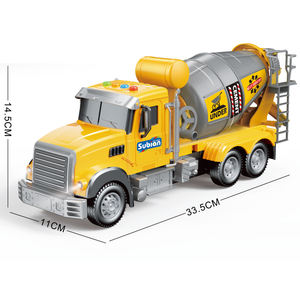 Garçons 1/14 Friction Engineering Véhicule Camion Modèle Jouets Bétonnière Friction Voitures Jouet Inertie Ingénierie Véhicule Jouets - Product Image 6