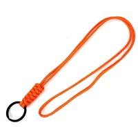 Cordon universel pour téléphone portable de 48 cm, bandoulière longue pour téléphone, chaîne et sangle pour téléphone portable, breloque en paracorde, porte-clés