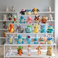 Boneka Pokemon Plush Mesin Cakar Desain Lucu 8-inci 20-25CM/8inci Mainan Hewan Boneka Lembut Hadiah Anak-anak