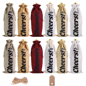 Hot Bán Thân Thiện Với Môi Tái Sử Dụng Bông Dây Kéo Túi Cho Cổ Điển Chai Rượu Vang Bông Dây Kéo Túi Trong Số Lượng Lớn Như Quà Tặng Bao Bì - Product Image 1