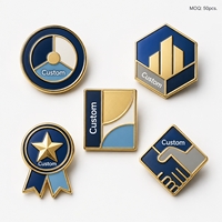 Pins de Esmalte Personalizados al por Mayor con Logotipo de Marca, Pin de Solapa Metálico con Logotipo Empresarial, Insignia Corporativa, Pins de Esmalte Suave y Duro